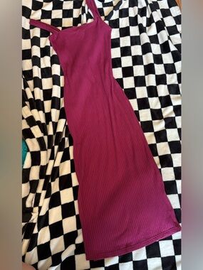Xsmall nwt pink wild fable tight fitting long ribbed dress
